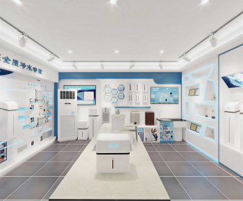 Modern Exhibition Hall-ID:732625013