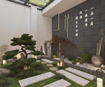 New Chinese Style Courtyard/landscape-ID:168143039