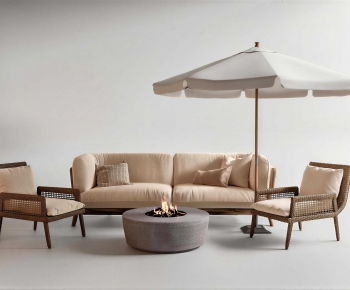 Wabi-sabi Style Outdoor Sofa-ID:739079955
