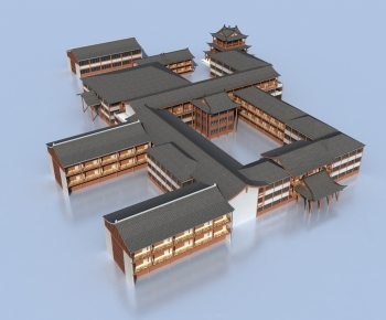 New Chinese Style Residential Building-ID:587909246
