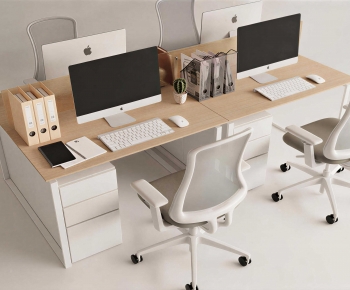 Modern Office Desk And Chair-ID:954406985
