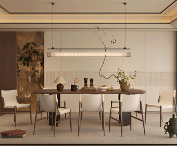 New Chinese Style Dining Room-ID:757126099