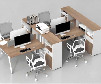 Modern Office Desk And Chair-ID:335891961
