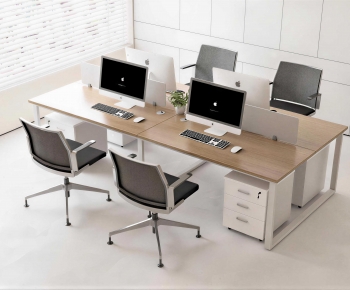 Modern Office Desk And Chair-ID:157954938