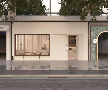 Modern Facade Element-ID:209709882