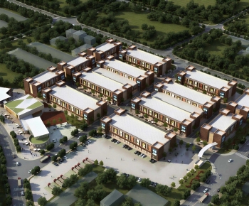 Modern Architectural Bird's-eye View Planning-ID:549409476