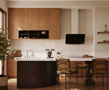 Wabi-sabi Style Dining Room-ID:527045973