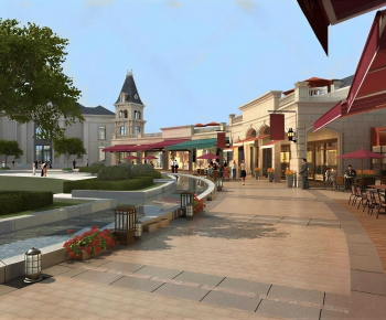 French Style Commercial Street-ID:850930939