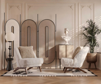 Modern Single Sofa-ID:644593959