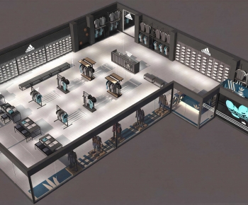 Modern Clothing Store-ID:724766025