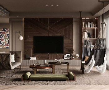 Modern A Living Room-ID:793899069
