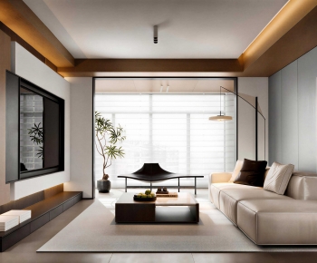 Modern A Living Room-ID:380955931