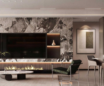 Modern A Living Room-ID:773226023