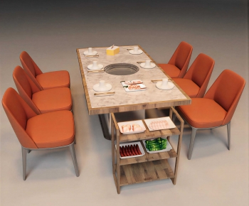 Modern Dining Table And Chairs-ID:337847957