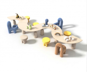 Modern Children's Table/chair-ID:691421994
