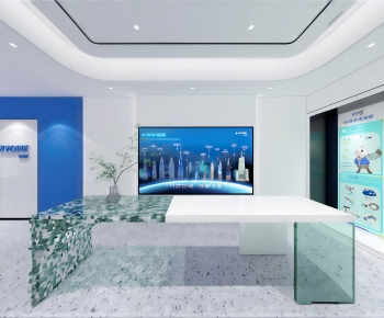 Modern Exhibition Hall-ID:703274975
