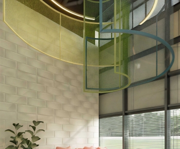 Modern A Living Room-ID:350975049