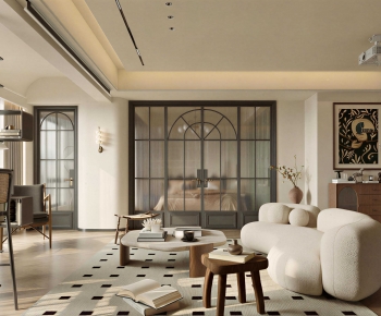 Modern A Living Room-ID:819058903