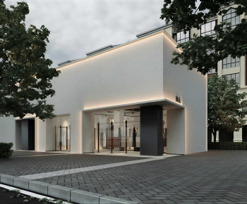 Modern Facade Element-ID:839847093