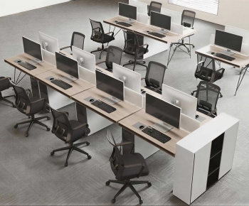 Modern Office Desk And Chair-ID:304431921