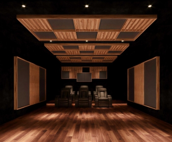 Modern Audiovisual Room-ID:677803046