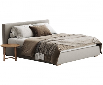 Modern Double Bed-ID:502609011