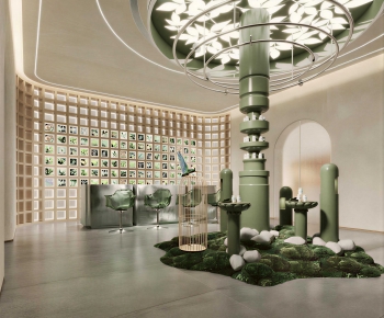 Modern Exhibition Hall-ID:385808942