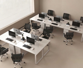 Modern Office Desk And Chair-ID:138005971