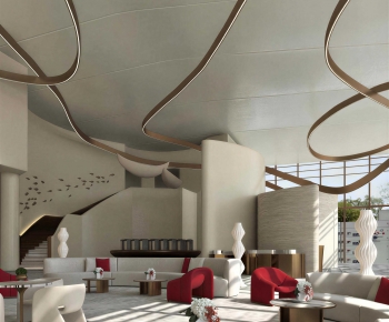 Modern Real Estate Sales Office-ID:354784014