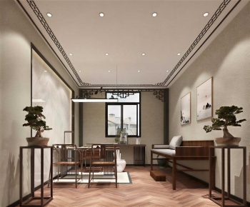 New Chinese Style Tea House-ID:624521026
