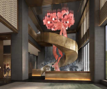 New Chinese Style Lobby Hall-ID:550100091