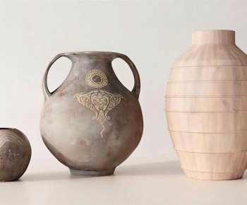 Wabi-sabi Style Clay Pot-ID:630869924