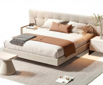 Modern Double Bed-ID:596080062