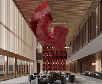 New Chinese Style Lobby Hall-ID:441818951