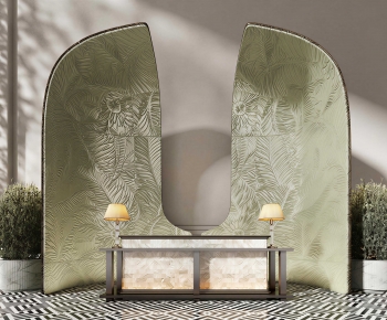Modern Reception Desk-ID:179987914