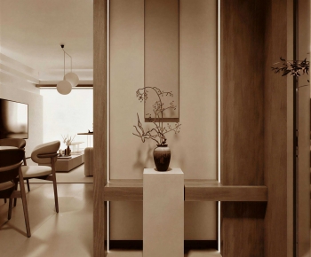 Wabi-sabi Style Hallway-ID:706947098