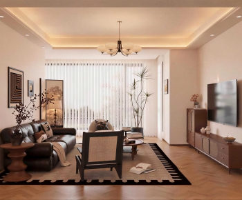 Modern A Living Room-ID:451253893