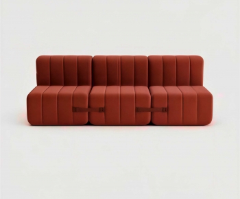 Modern Three-seat Sofa-ID:737364059