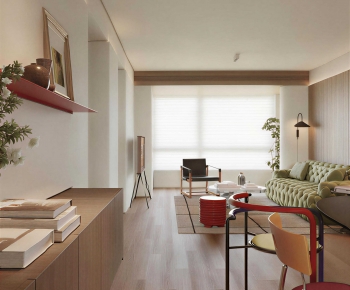 Modern A Living Room-ID:355141271