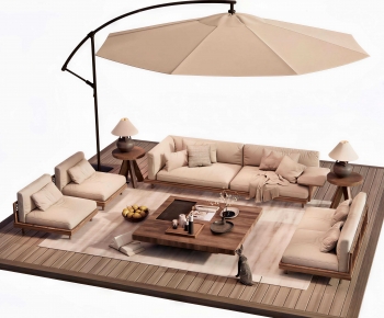 Wabi-sabi Style Outdoor Sofa-ID:340836056
