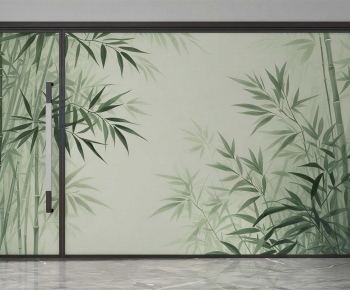 New Chinese Style Glass Screen Partition-ID:578129052