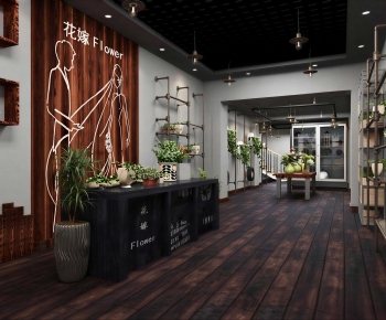 Industrial Style Flower Shop-ID:356534965