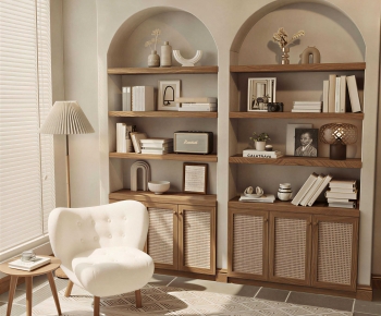 Wabi-sabi Style Bookcase-ID:493007902