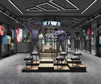 Industrial Style Clothing Store-ID:480909118
