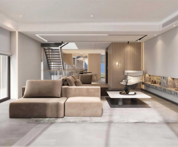 Modern A Living Room-ID:673558008