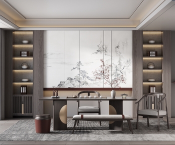 New Chinese Style Tea House-ID:611200383