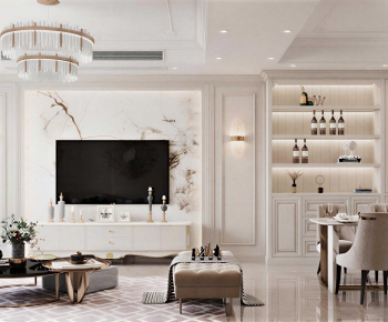 American Style A Living Room-ID:191961053