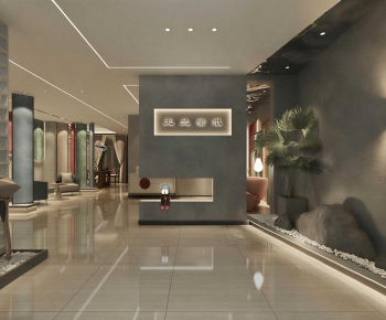 Modern Exhibition Hall-ID:457354075