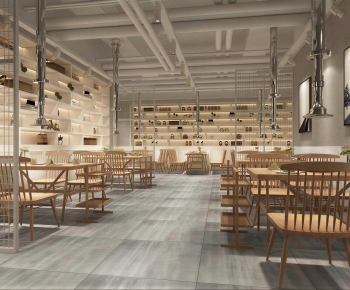 Industrial Style Barbecue Restaurant-ID:846052893