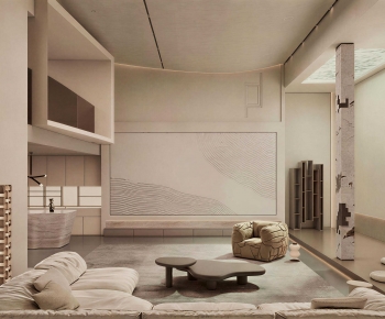 Wabi-sabi Style A Living Room-ID:218024976
